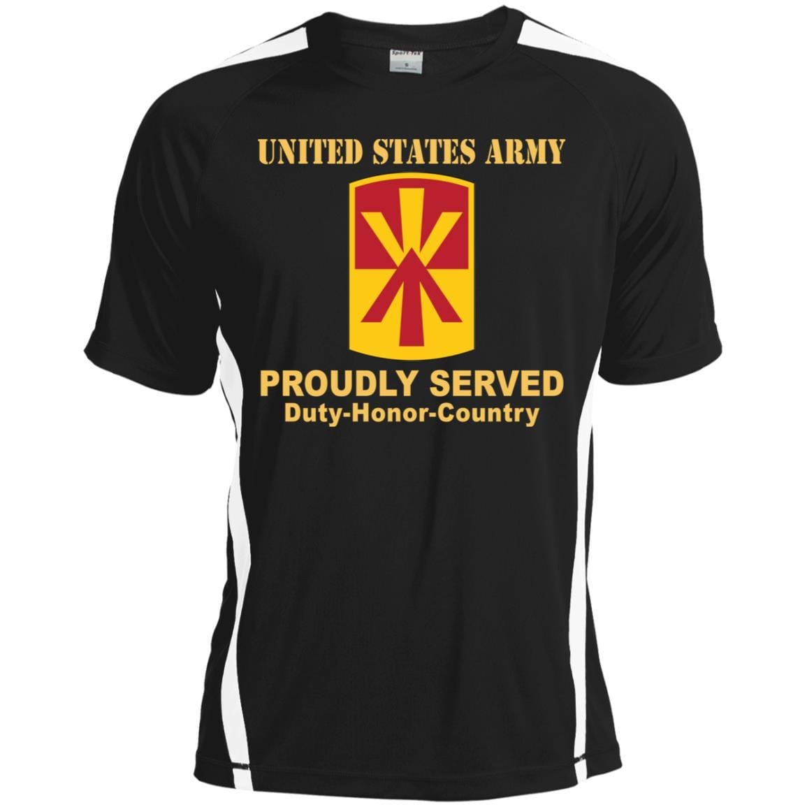 US ARMY 11TH AIR DEFENSE ARTILLERY BRIGADE- Proudly Served T-Shirt On Front For Men-TShirt-Army-Veterans Nation