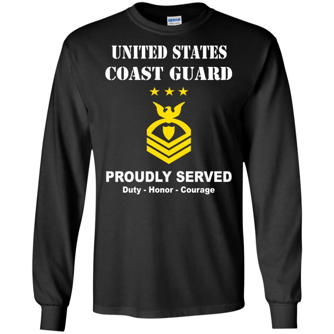 US Coast Guard E-9 Master Chief Petty Officer Of The Coast Guard E9 MCPOC Chief Petty Officer (Special) Men Front USCG T Shirt-TShirt-USCG-Veterans Nation