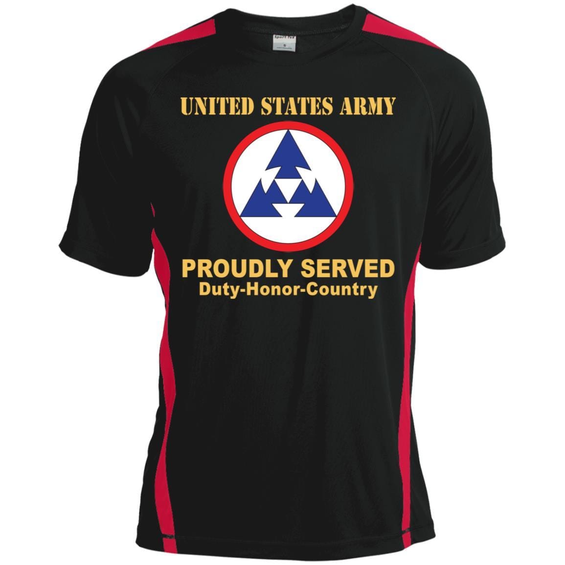 US ARMY 3RD SUSTAINMENT COMMAND- Proudly Served T-Shirt On Front For Men-TShirt-Army-Veterans Nation