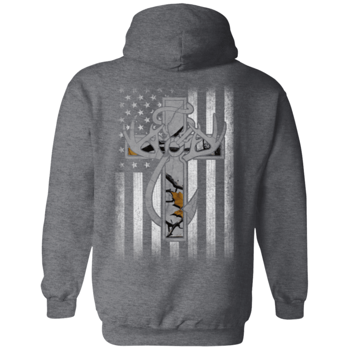 Military T-Shirt "Hunting Faith Flag Veteran"-TShirt-General-Veterans Nation
