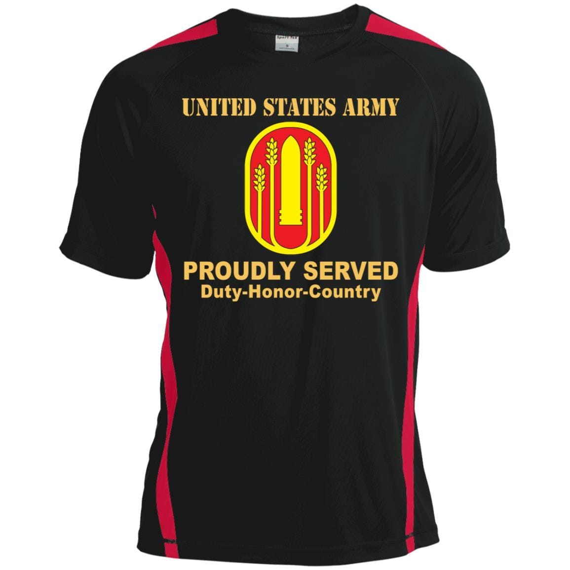 US ARMY 196 MANEUVER ENHANCEMENT BRIGADE- Proudly Served T-Shirt On Front For Men-TShirt-Army-Veterans Nation