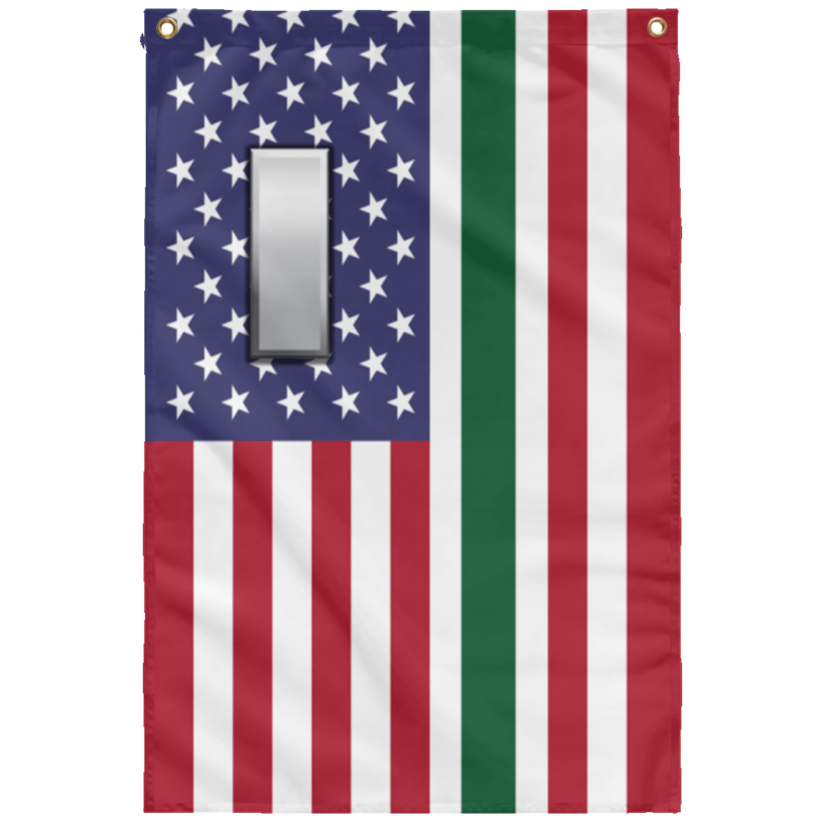 US Army O-2 First Lieutenant O2 1LT Commissioned Officer Wall Flag 3x5 ft Single Sided Print-WallFlag-Army-Ranks-Veterans Nation