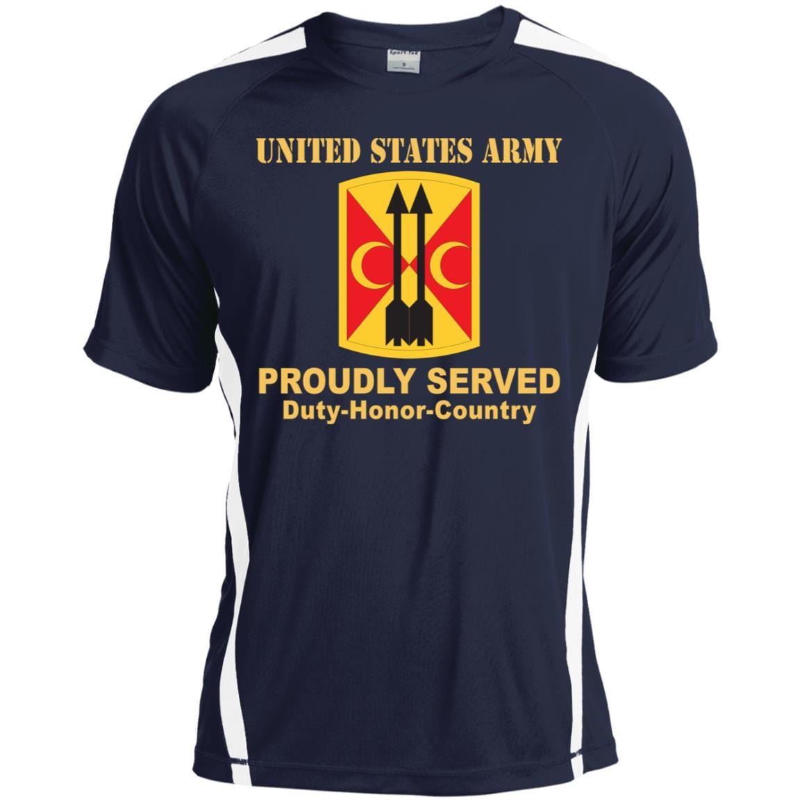 US ARMY 212 FIRES BRIGADE- Proudly Served T-Shirt On Front For Men-TShirt-Army-Veterans Nation