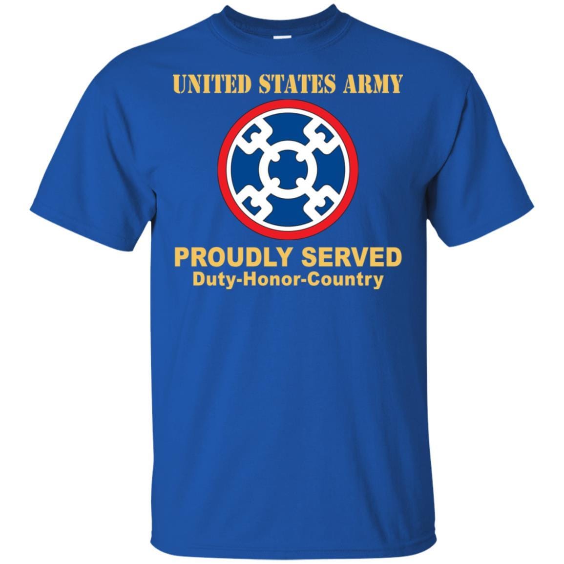 US ARMY 310TH SUSTAINMENT COMMAND- Proudly Served T-Shirt On Front For Men-TShirt-Army-Veterans Nation