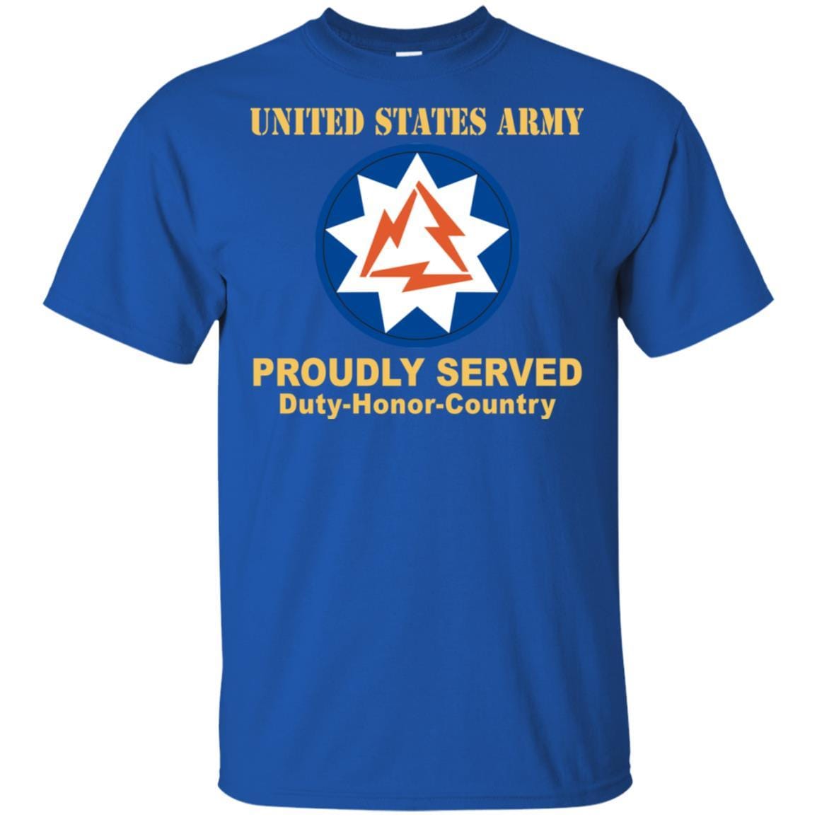 US ARMY 93RD SIGNAL BRIGADE - Proudly Served T-Shirt On Front For Men-TShirt-Army-Veterans Nation