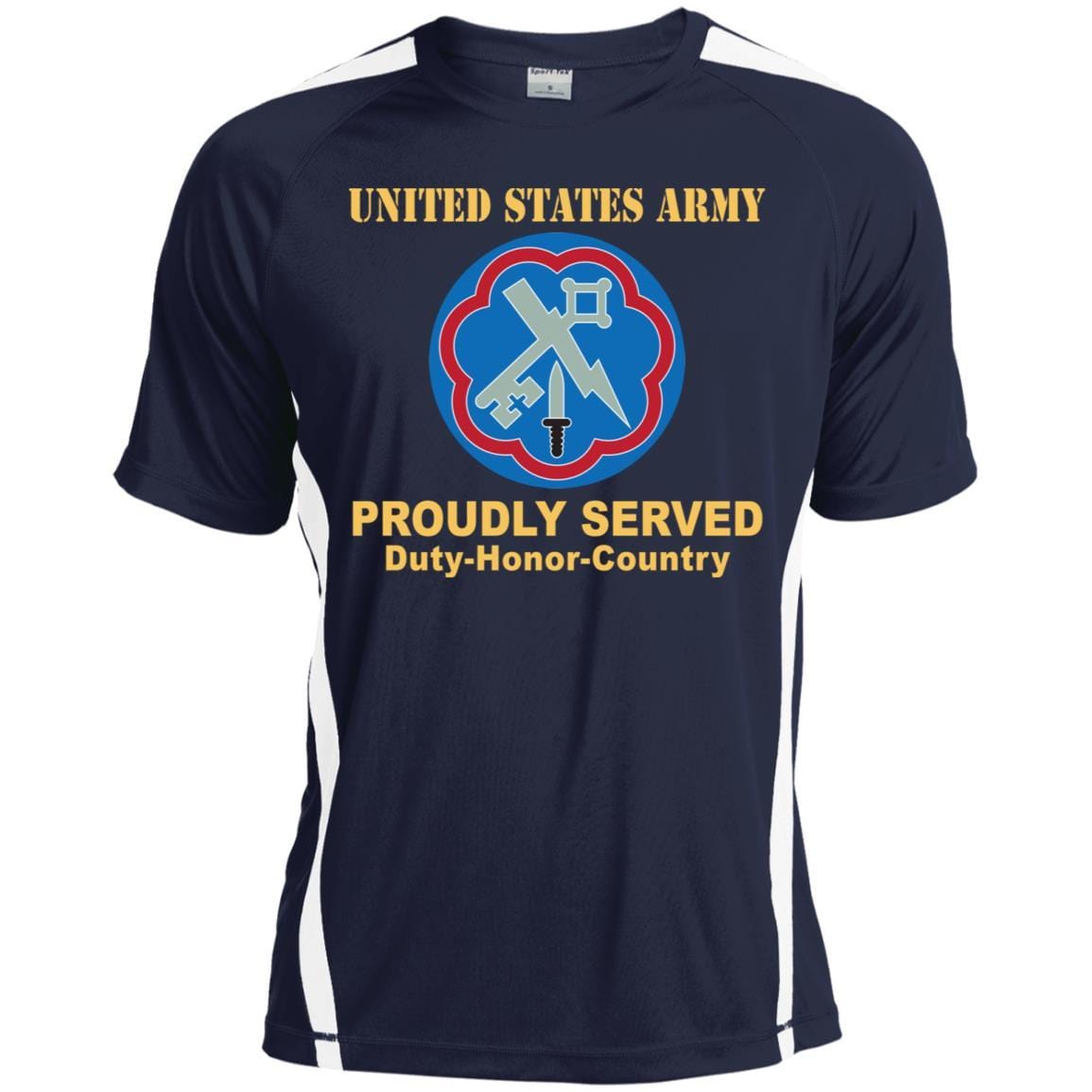 US ARMY 207 MILITARY INTELLIGENCE BRIGADE- Proudly Served T-Shirt On Front For Men-TShirt-Army-Veterans Nation