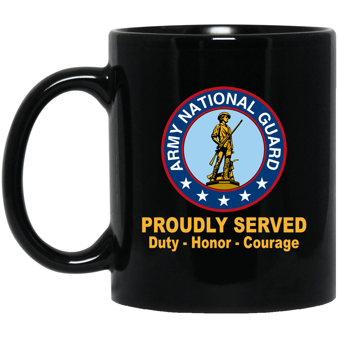 US Army National Guard Badge 11 oz - 15 oz-Mug-Army-Badge-Veterans Nation