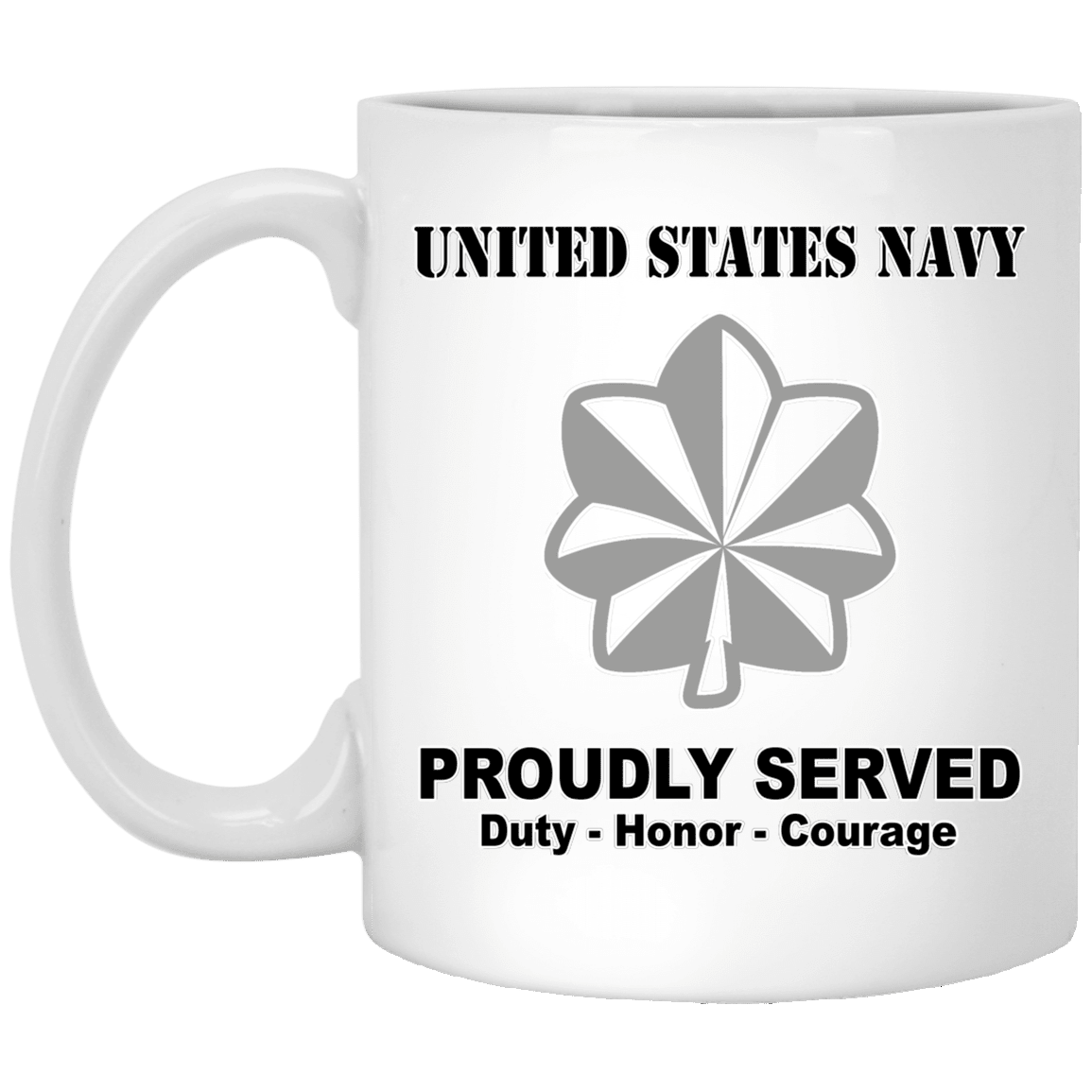 US Navy O-5 Commander O5 CDR Senior Officer Ranks T shirt White Coffee Mug - Stainless Travel Mug-Mug-Navy-Officer-Veterans Nation
