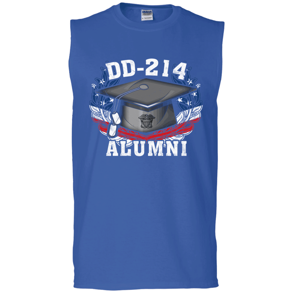 DD 214 Alumni Navy Veteran Men Front T Shirts-TShirt-Navy-Veterans Nation