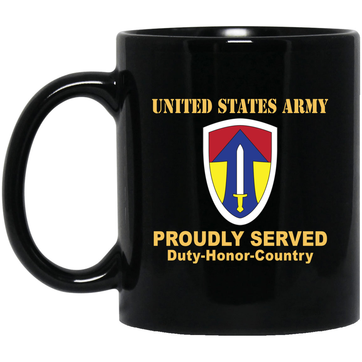 US ARMY 2 FIELD FORCE, VIETNAM- 11 oz - 15 oz Black Mug-Mug-Army-CSIB-Veterans Nation