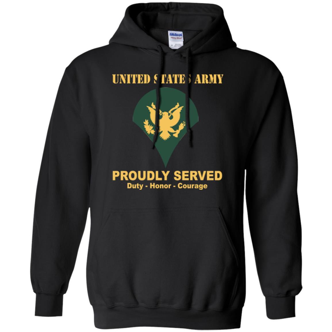 US Army E-4 SPC E4 Specialist Ranks Men Front Shirt US Army Rank-TShirt-Army-Veterans Nation