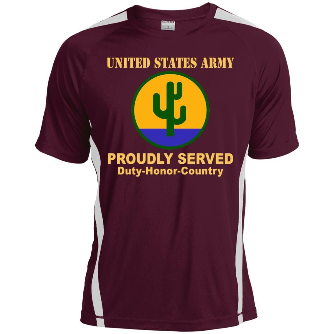 US ARMY 103 SUSTAINMENT COMMAND - Proudly Served T-Shirt On Front For Men-TShirt-Army-Veterans Nation