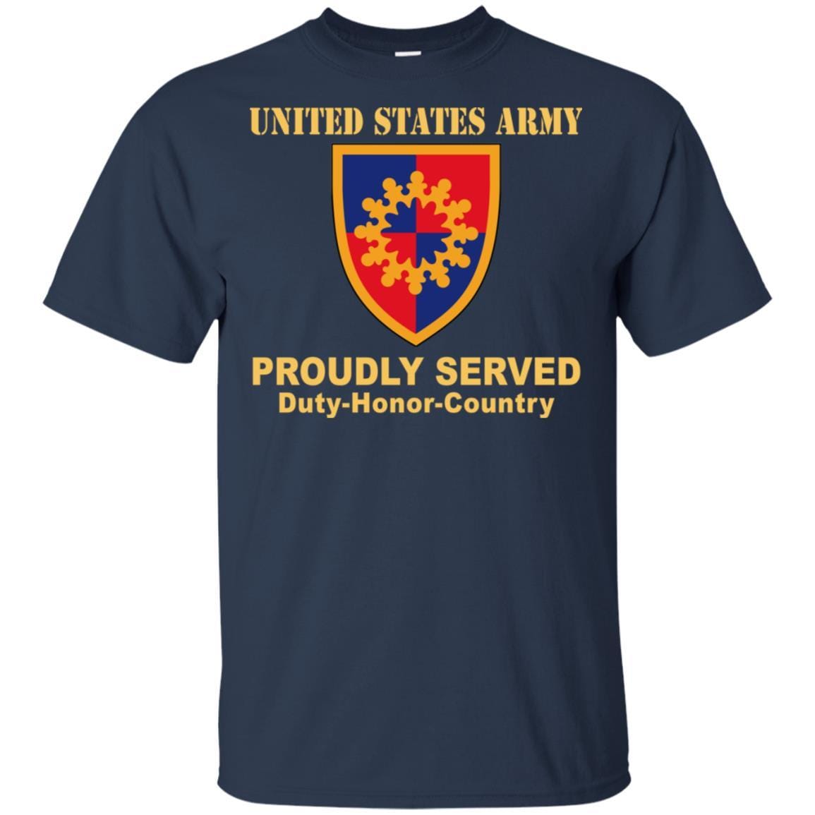 US ARMY 149TH MANEUVER ENHANCEMENT BRIGADE- Proudly Served T-Shirt On Front For Men-TShirt-Army-Veterans Nation