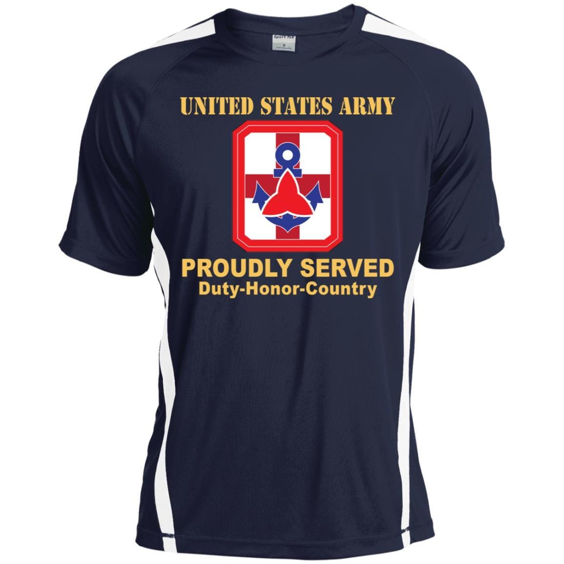 US ARMY 307TH MEDICAL BRIGADE- Proudly Served T-Shirt On Front For Men-TShirt-Army-Veterans Nation