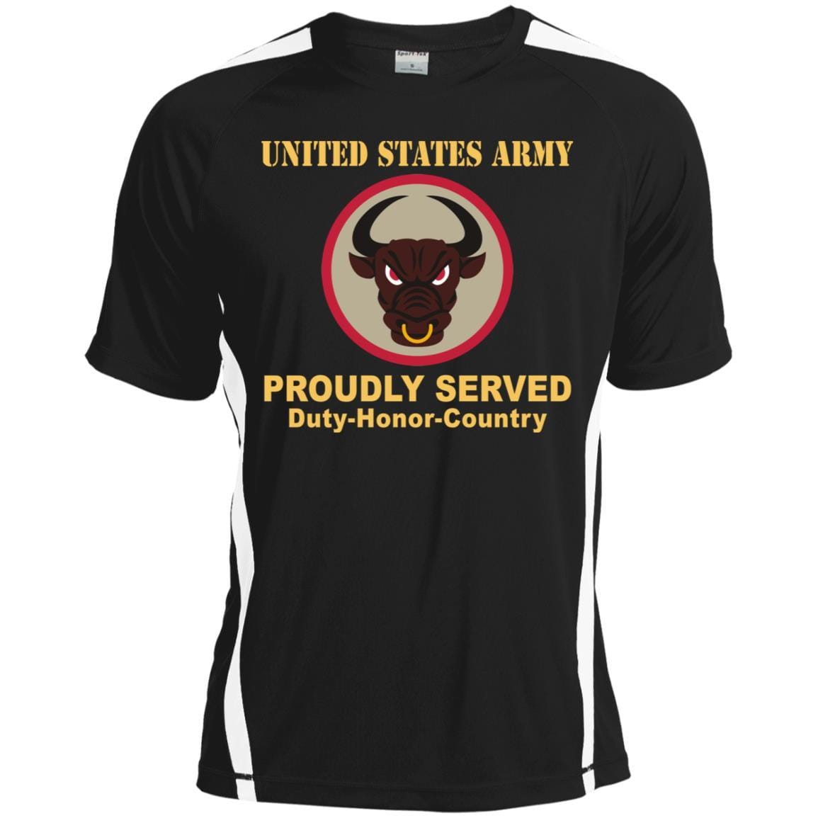 US ARMY 518 SUSTAINMENT BRIGADE- Proudly Served T-Shirt On Front For Men-TShirt-Army-Veterans Nation