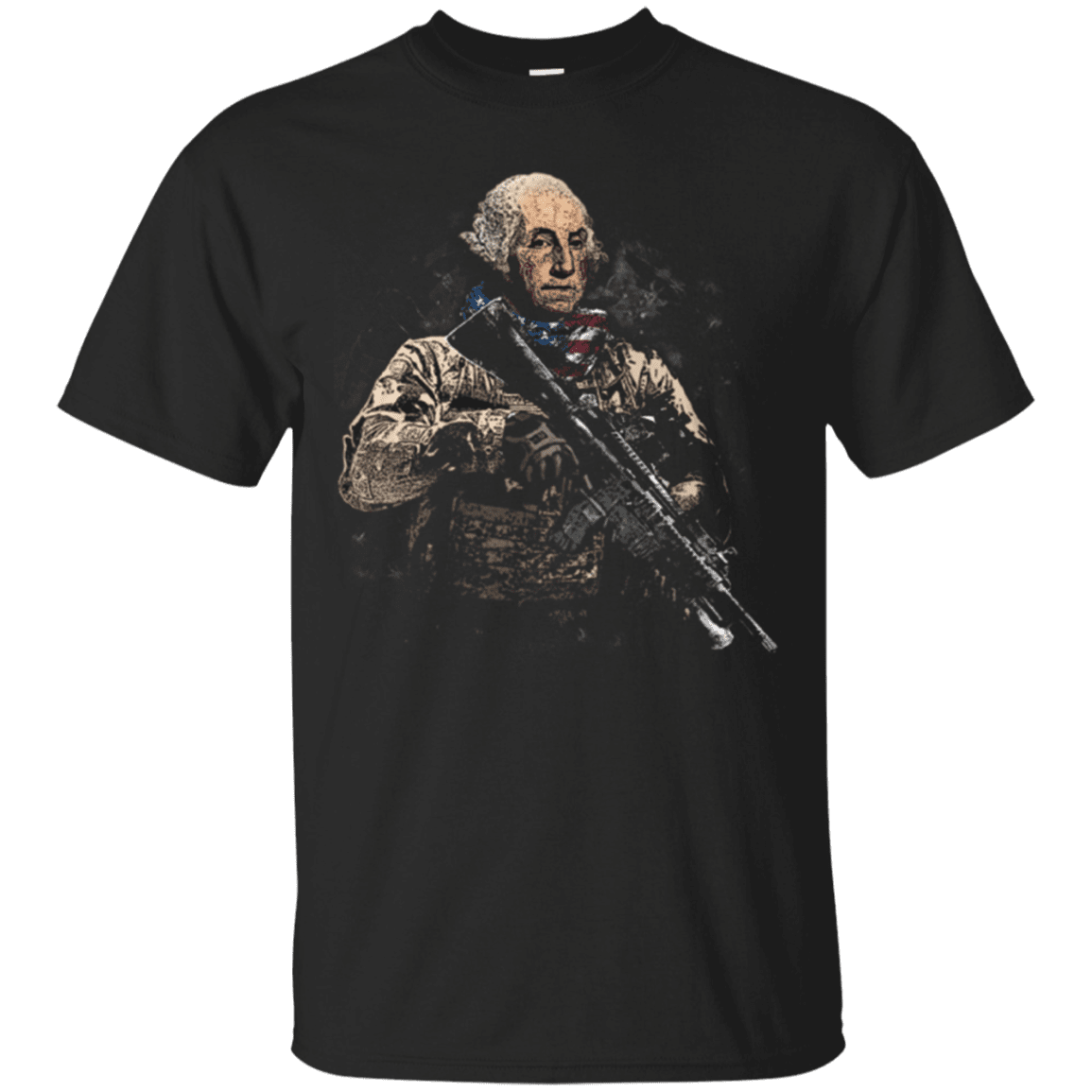 Military T-Shirt "Washington Soldier Presidents"-TShirt-General-Veterans Nation