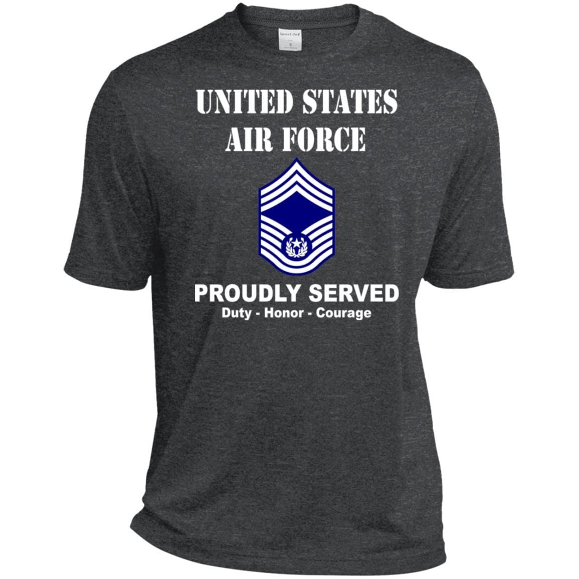 US Air Force E-9 Chief Master Sergeant Of The Air Force E9 CMSAF Noncommissioned Officer (Special) Ranks T shirt Sport-Tek Tall Pullover Hoodie - T-Shirt-TShirt-USAF-Veterans Nation