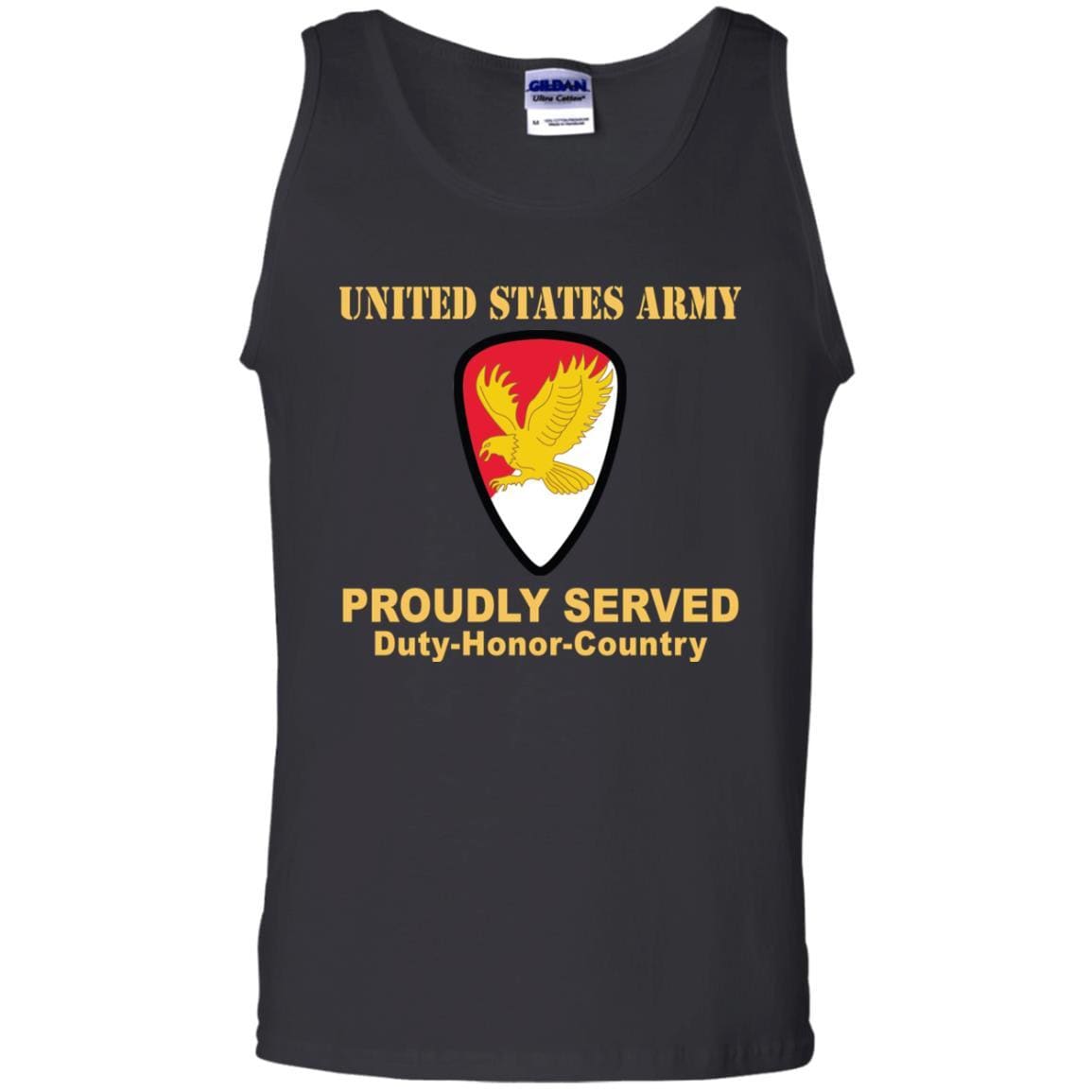 US ARMY 21ST CAVALRY BRIGADE- Proudly Served T-Shirt On Front For Men-TShirt-Army-Veterans Nation