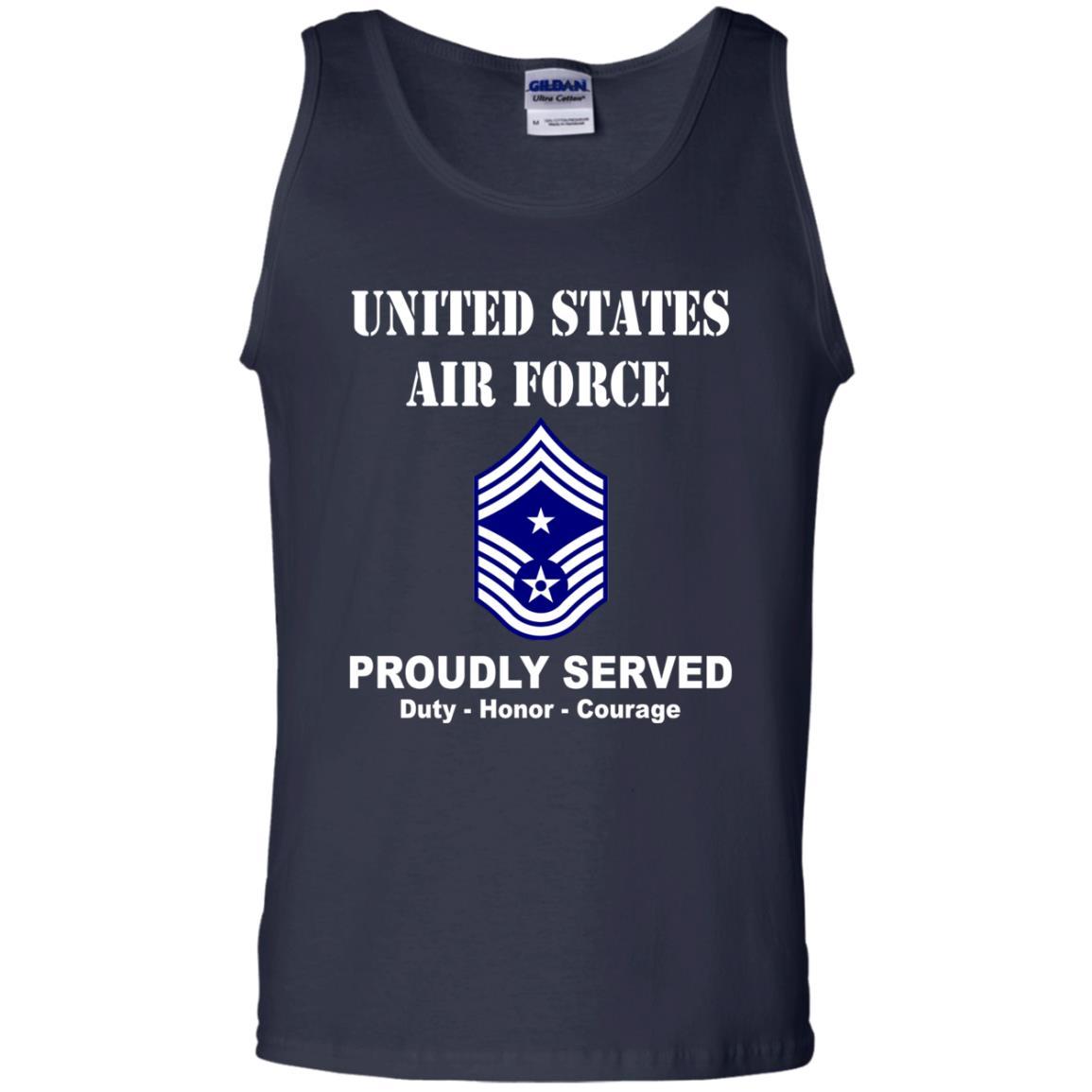 US Air Force E-9 Command Chief Master Sergeant CCM E9 Noncommissioned Officer Ranks Men Front T Shirt For Air Force-TShirt-USAF-Veterans Nation