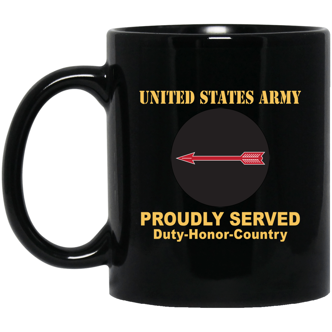 US ARMY CSIB ASYMMETRIC WARFARE GROUP- 11 oz - 15 oz Black Mug-Mug-Army-CSIB-Veterans Nation
