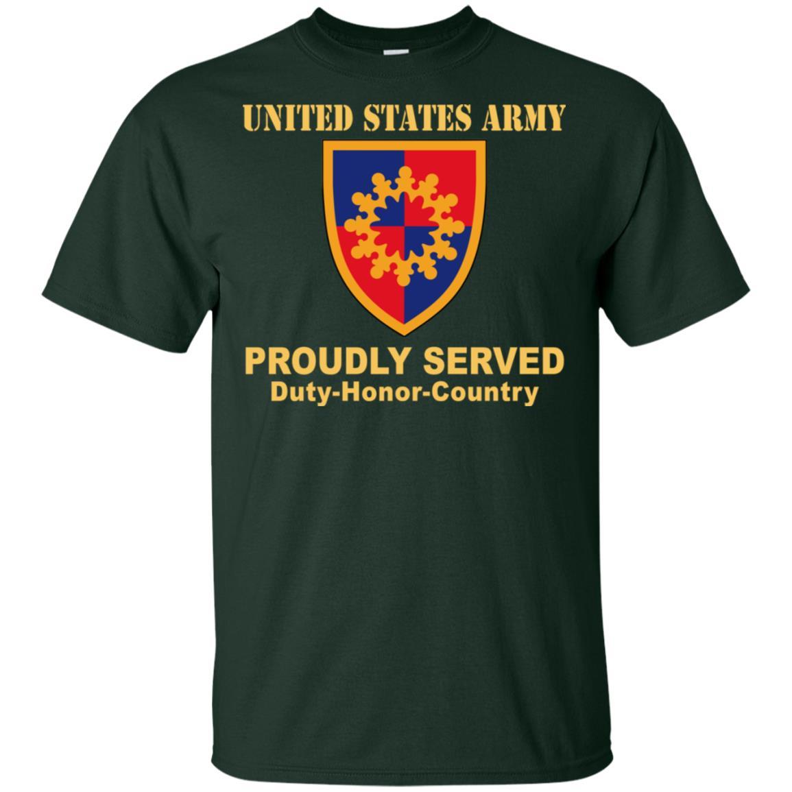 US ARMY 149TH MANEUVER ENHANCEMENT BRIGADE- Proudly Served T-Shirt On Front For Men-TShirt-Army-Veterans Nation