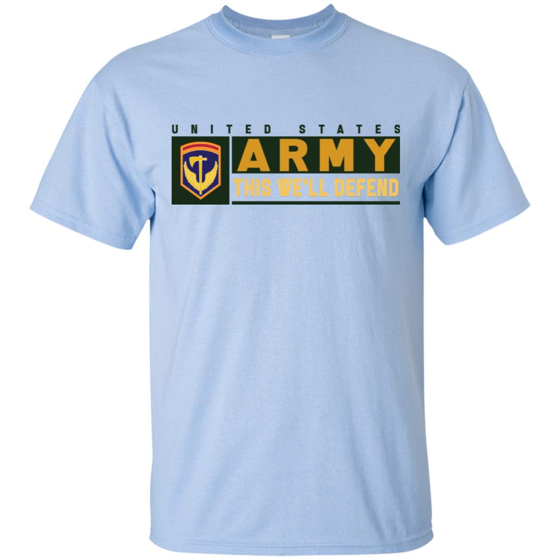 US Army 42ND REGIONAL SUPPORT GROUP- This We'll Defend T-Shirt On Front For Men-TShirt-Army-Veterans Nation