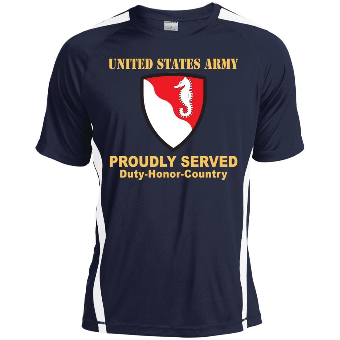 US ARMY 36TH ENGINEER BRIGADE- Proudly Served T-Shirt On Front For Men-TShirt-Army-Veterans Nation