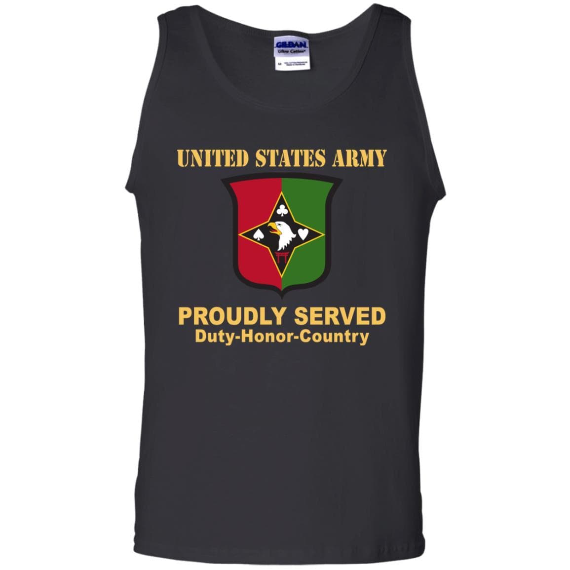 US ARMY 101 SUSTAINMENT BRIGADE- Proudly Served T-Shirt On Front For Men-TShirt-Army-Veterans Nation