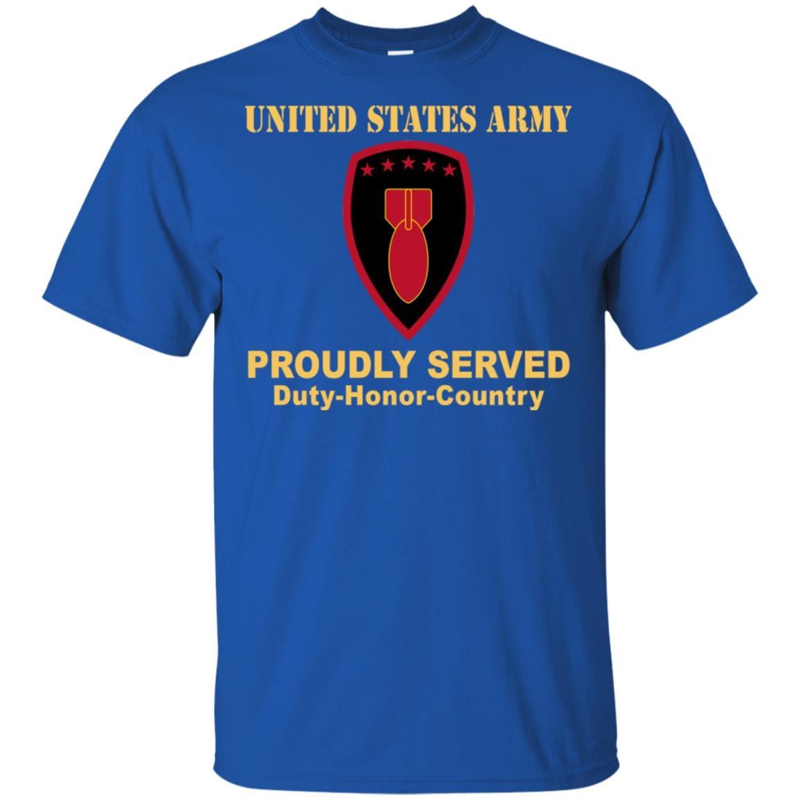 US ARMY 71ST ORDANCE GROUP (EOD) - Proudly Served T-Shirt On Front For Men-TShirt-Army-Veterans Nation