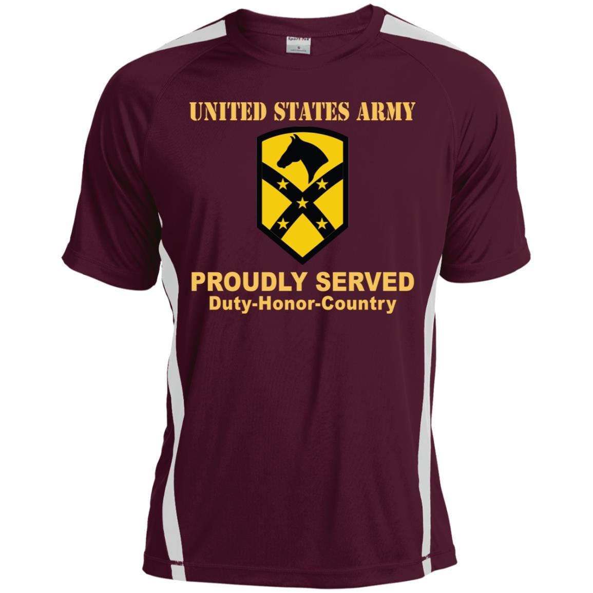 US ARMY 15TH SUSTAINMENT BRIGADE- Proudly Served T-Shirt On Front For Men-TShirt-Army-Veterans Nation