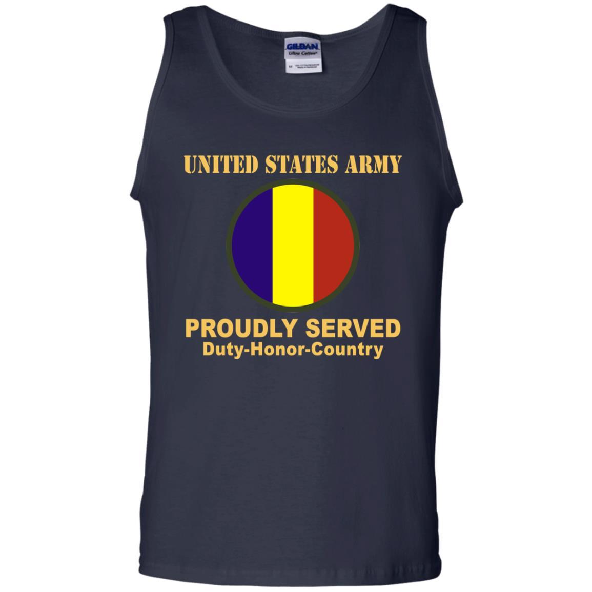 US ARMY TRAINING AND DOCTRINE COMMAND- Proudly Served T-Shirt On Front For Men-TShirt-Army-Veterans Nation