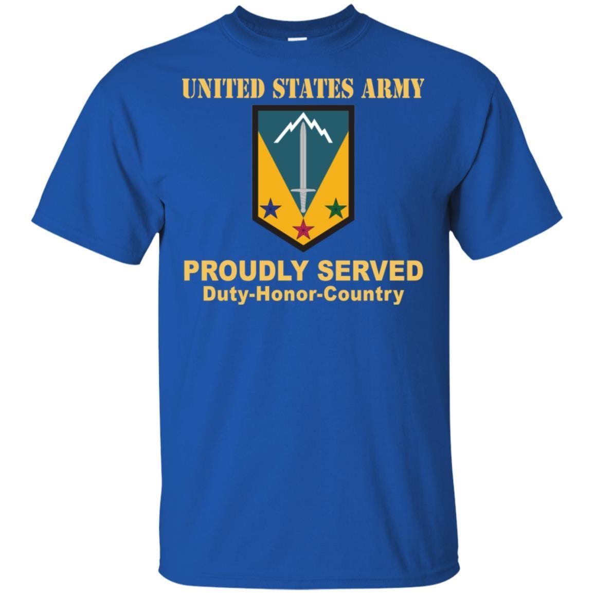 US ARMY 3RD MANEUVER ENHANCEMENT BRIGADE- Proudly Served T-Shirt On Front For Men-TShirt-Army-Veterans Nation