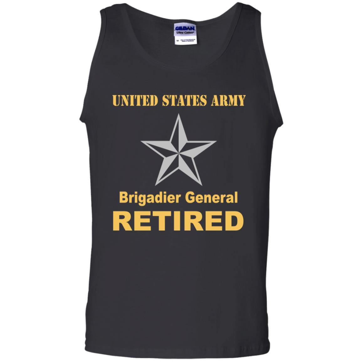 US Army O-7 Brigadier General O7 BG General Officer Retired Men T Shirt On Front-TShirt-Army-Veterans Nation