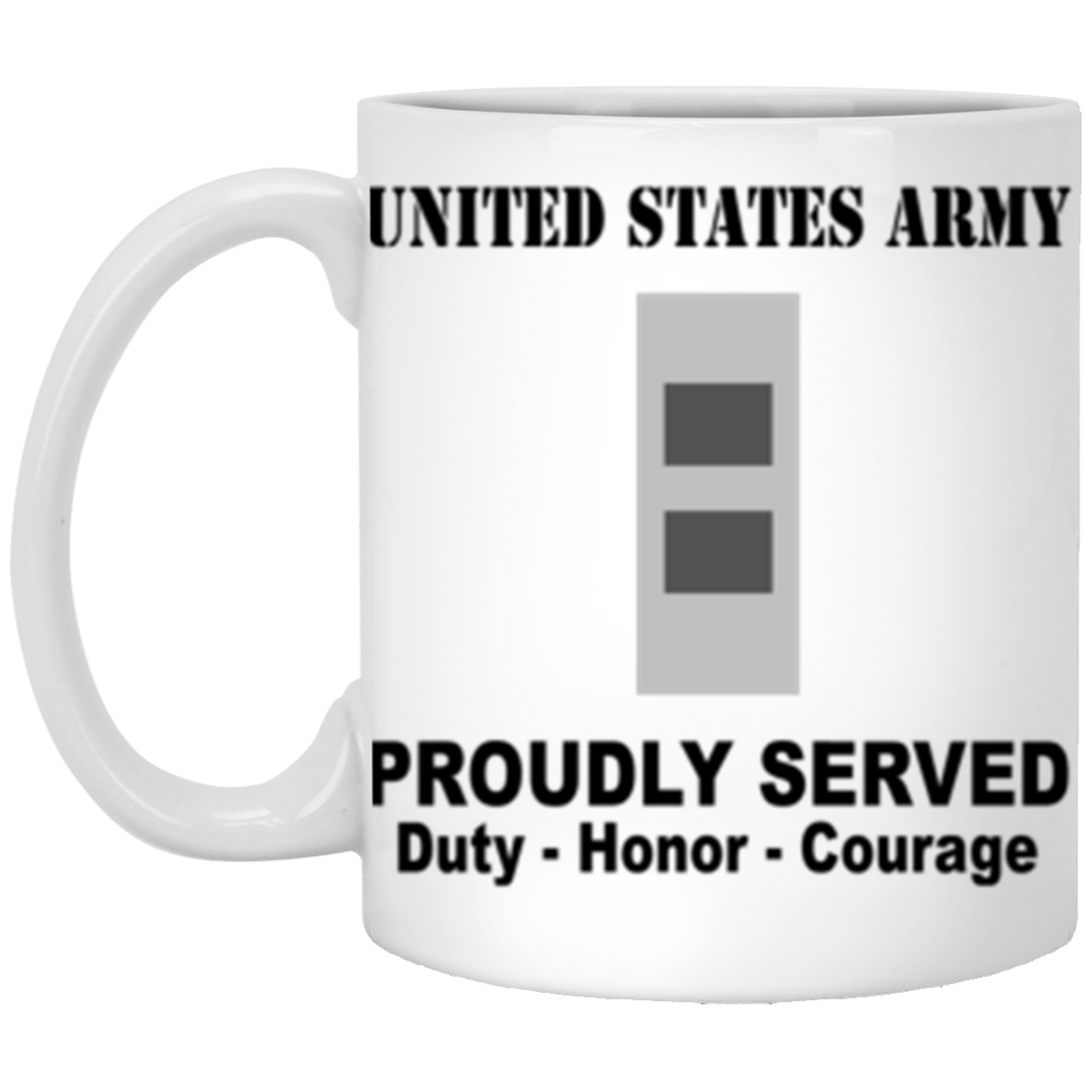 US Army W-2 Chief Warrant Officer 2 W2 CW2 Warrant Officer Ranks Proudly Served Core Values 11 oz. White Mug-Drinkware-Veterans Nation