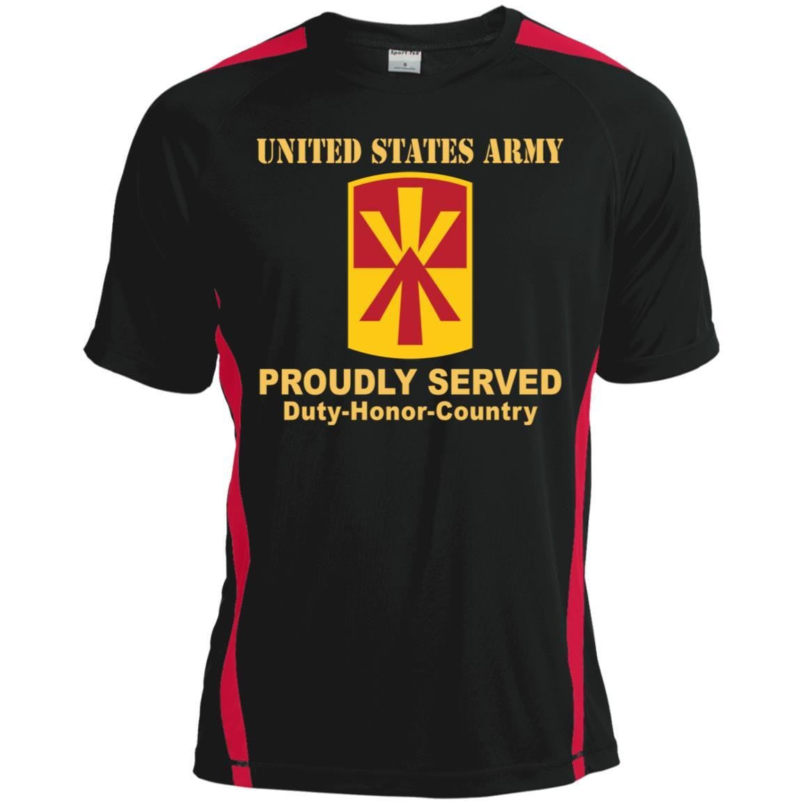 US ARMY 11TH AIR DEFENSE ARTILLERY BRIGADE- Proudly Served T-Shirt On Front For Men-TShirt-Army-Veterans Nation