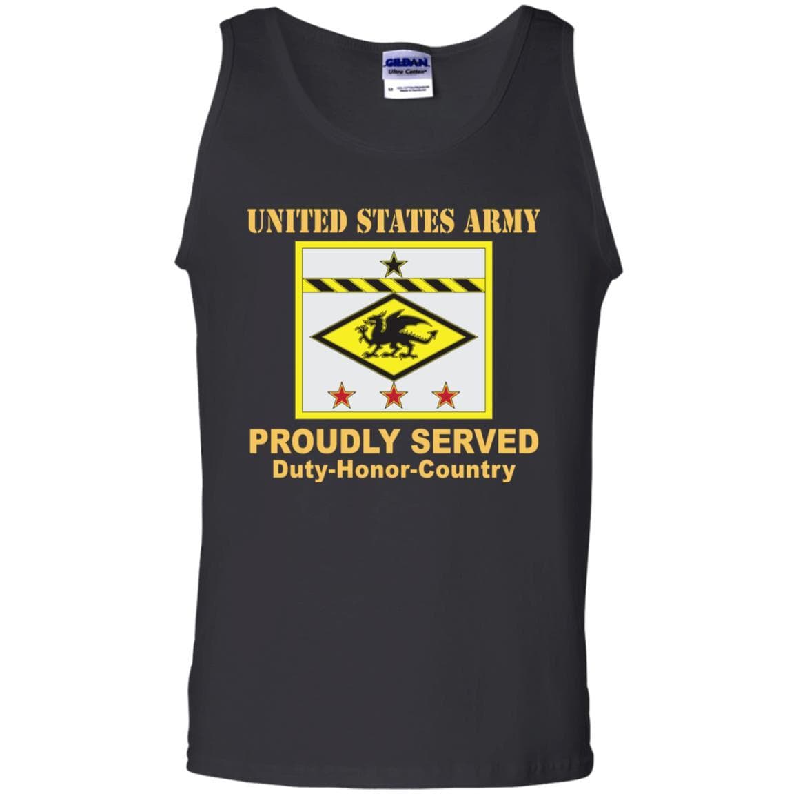 US ARMY 13TH FINANCIAL MANAGEMENT SUPPORT CENTER- Proudly Served T-Shirt On Front For Men-TShirt-Army-Veterans Nation