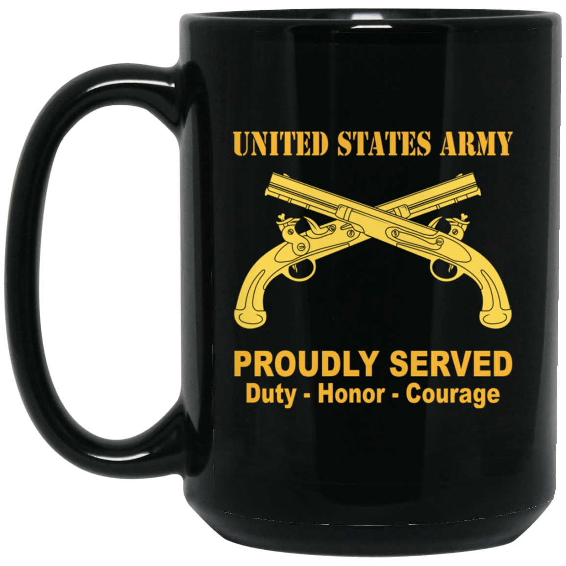 U.S. Army Military Police Corps Black Mug 11 oz - 15 oz-Mug-Army-Branch-Veterans Nation