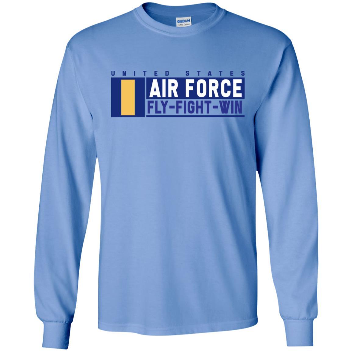 US Air Force O-1 Second Lieutenant Fly - Fight - Win T-Shirt On Front For Men-TShirt-USAF-Veterans Nation