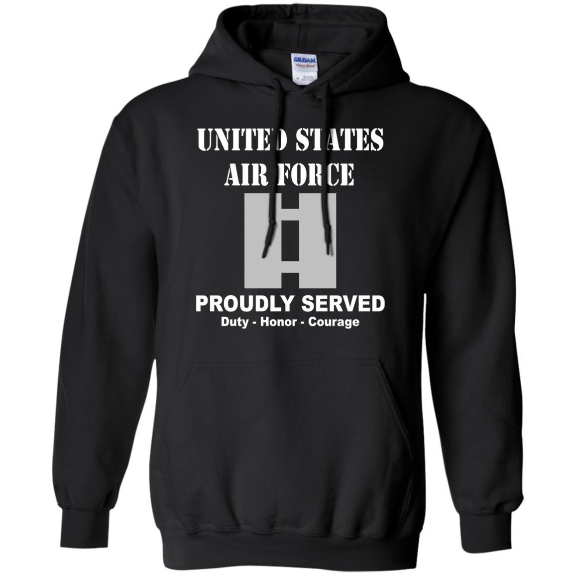 US Air Force O-3 Captain Capt O3 Commissioned Officer Ranks Men Front T Shirt For Air Force-TShirt-USAF-Veterans Nation