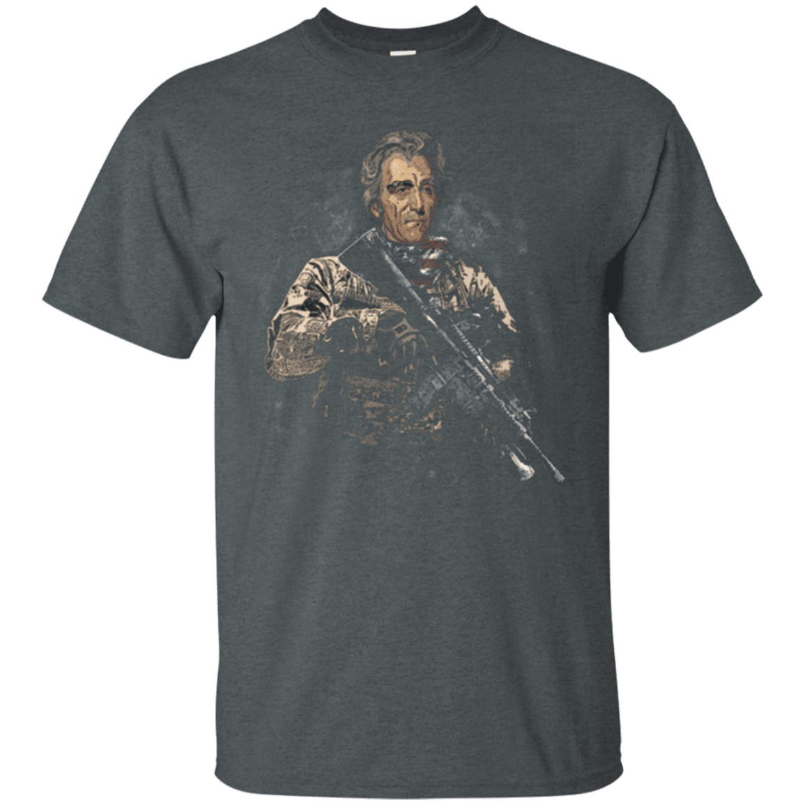 Military T-Shirt "Andrew Jackson Soldier Presidents"-TShirt-General-Veterans Nation