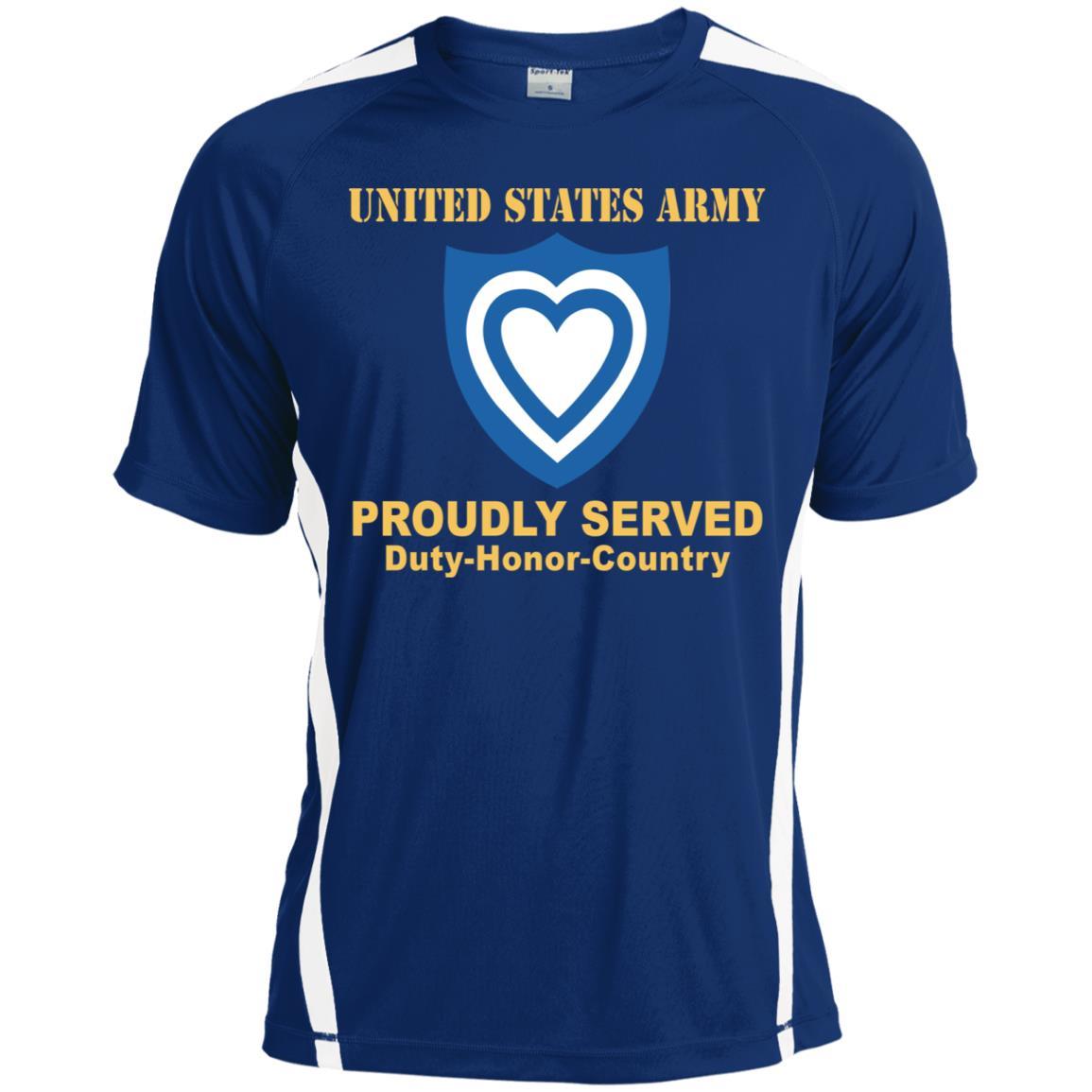 US ARMY XXIV CORPS- Proudly Served T-Shirt On Front For Men-TShirt-Army-Veterans Nation