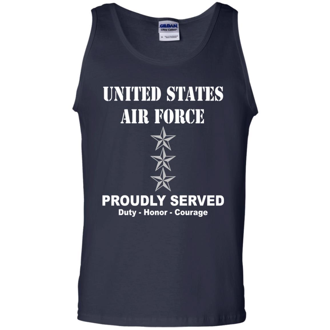 US Air Force O-9 Lieutenant General Lt Ge O9 General Officer Ranks Men Front T Shirt For Air Force-TShirt-USAF-Veterans Nation