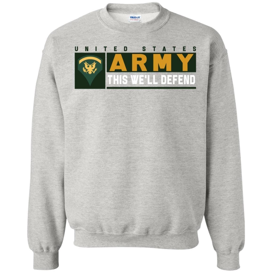 US Army E-5 SPC This We Will Defend Long Sleeve - Pullover Hoodie-TShirt-Army-Veterans Nation