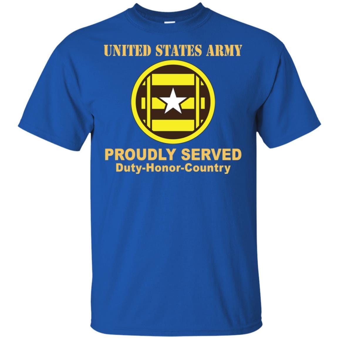 US ARMY 3RD TRANSPORTATION BRIGADE- Proudly Served T-Shirt On Front For Men-TShirt-Army-Veterans Nation