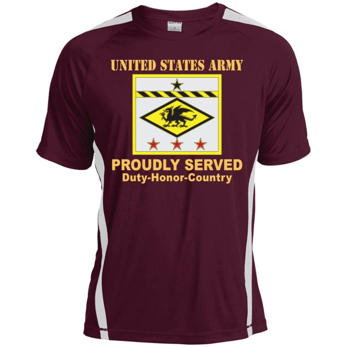 US ARMY 13TH FINANCIAL MANAGEMENT SUPPORT CENTER- Proudly Served T-Shirt On Front For Men-TShirt-Army-Veterans Nation