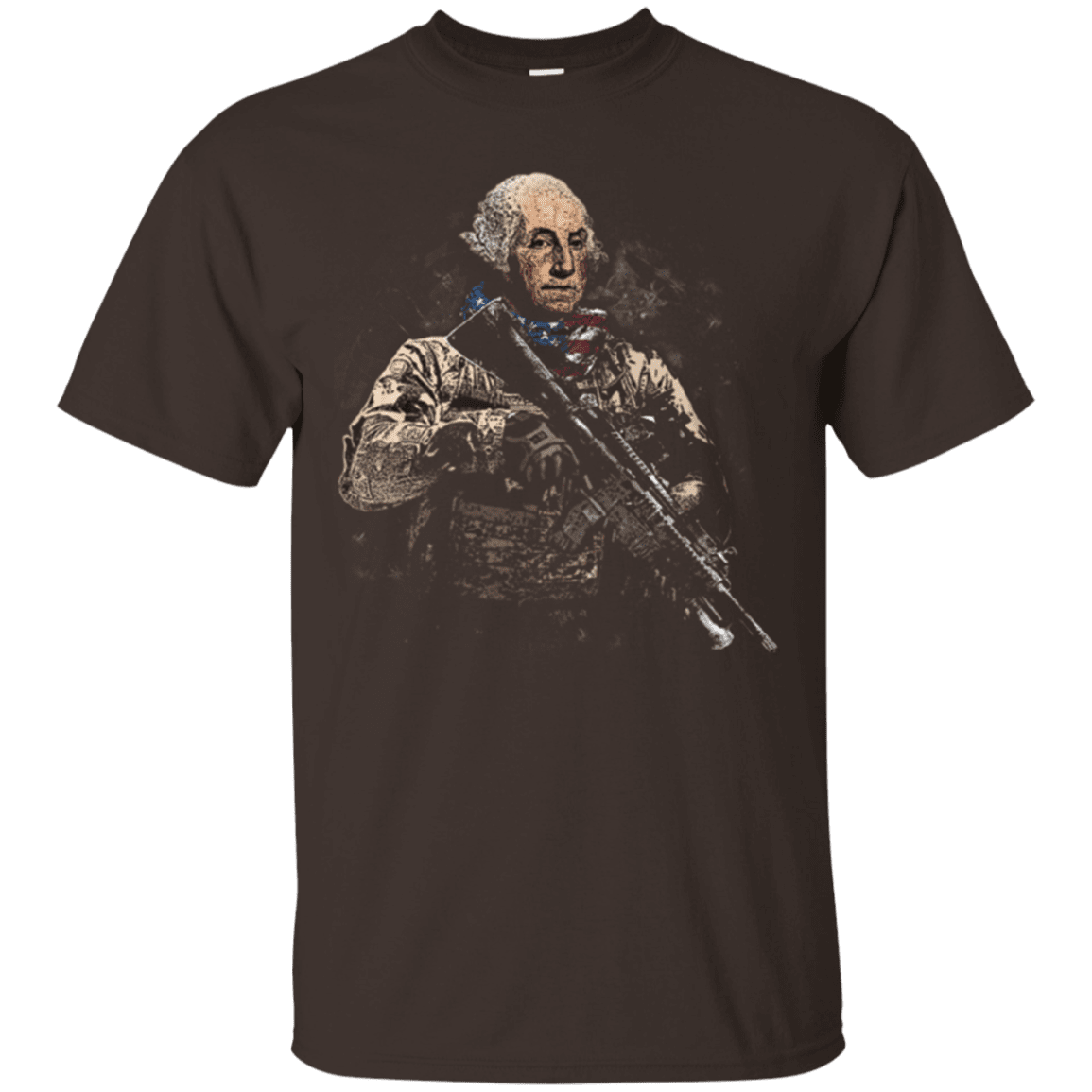 Military T-Shirt "Washington Soldier Presidents"-TShirt-General-Veterans Nation