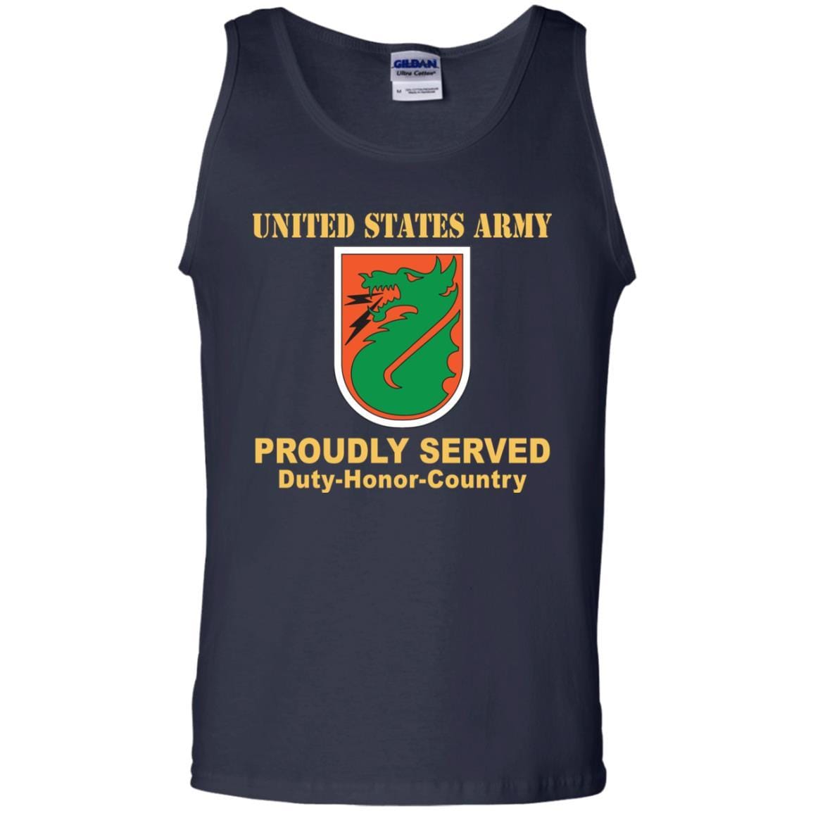 US ARMY 5TH SIGNAL COMMAND- Proudly Served T-Shirt On Front For Men-TShirt-Army-Veterans Nation