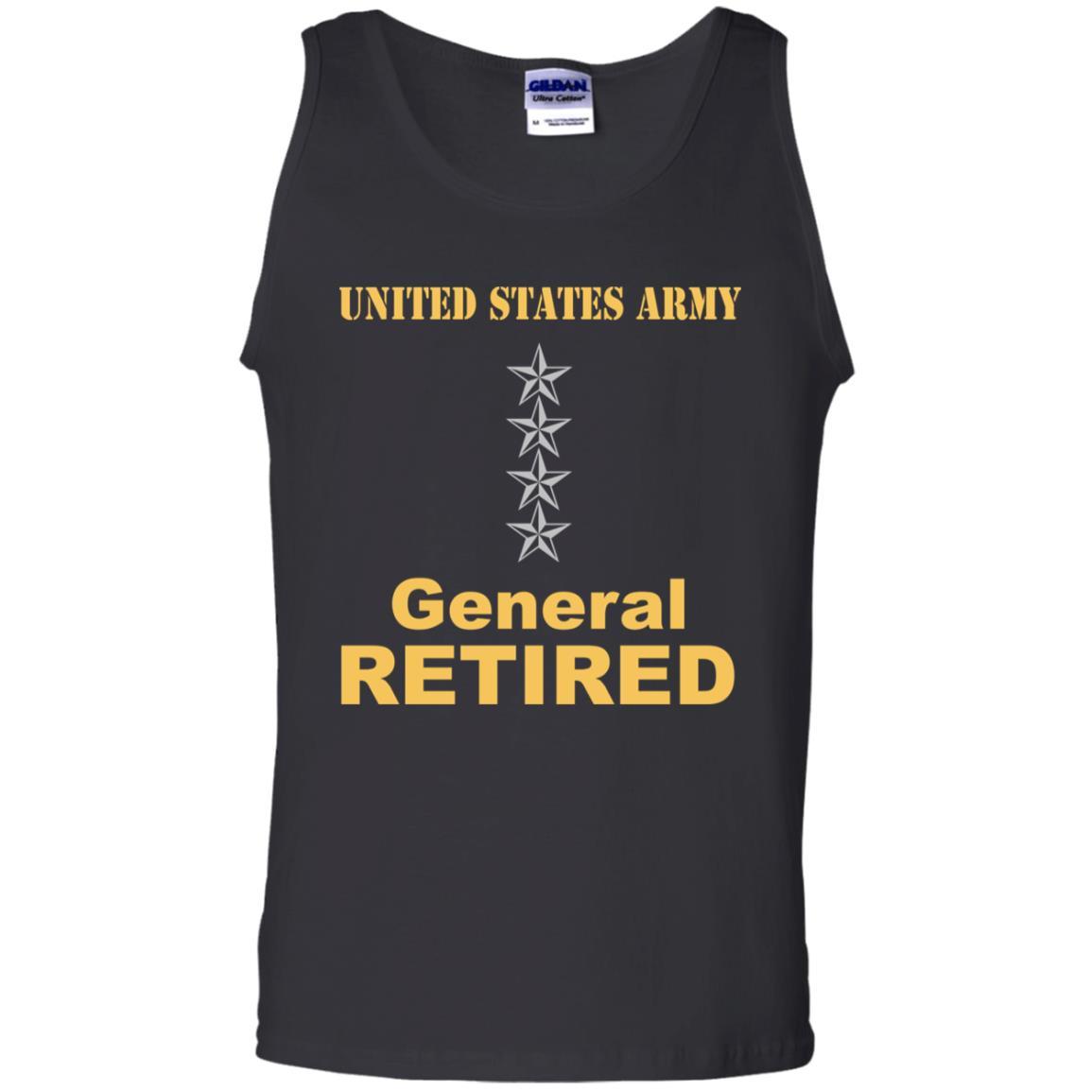 US Army O-10 General O10 GEN General Officer Retired Men T Shirt On Front-TShirt-Army-Veterans Nation