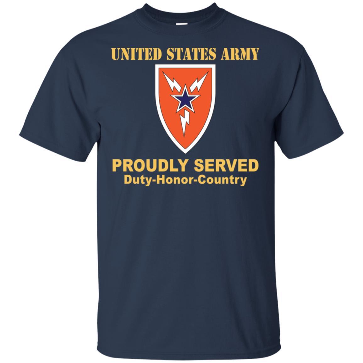 US ARMY 3RD SIGNAL BRIGADE- Proudly Served T-Shirt On Front For Men-TShirt-Army-Veterans Nation