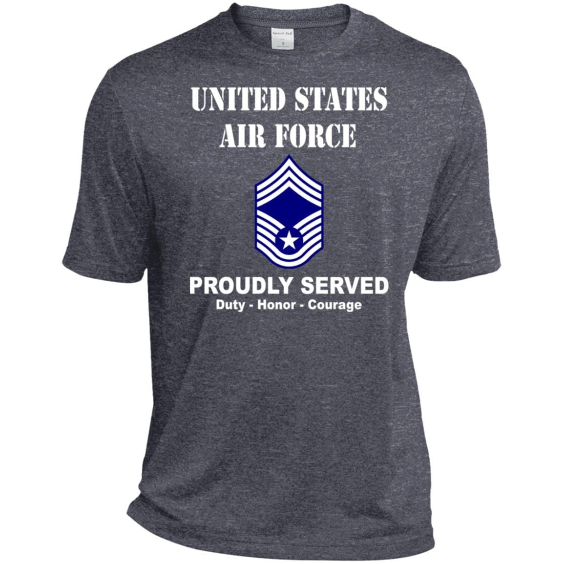 US Air Force E-9 Chief Master Sergeant CMSgt E9 Noncommissioned Officer Ranks T shirt Sport-Tek Tall Pullover Hoodie - T-Shirt-TShirt-USAF-Veterans Nation